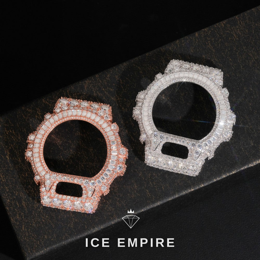 Iced Out Gold Plated Moissanite Watch