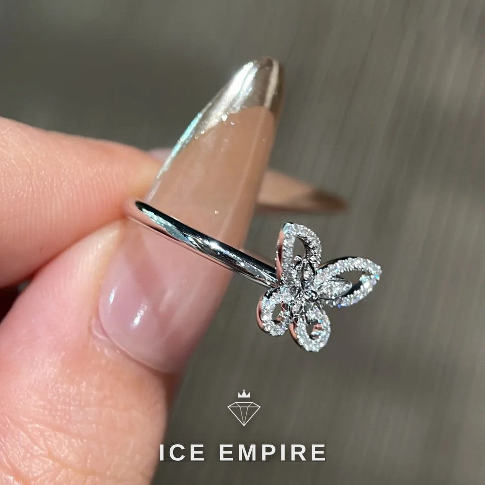 Iced Out 18K Gold Lab Grown Diamond Ring
