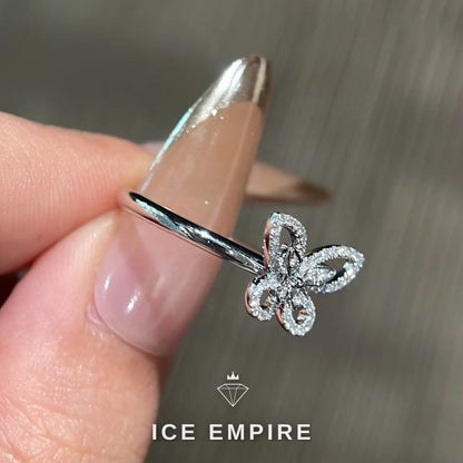 Iced Out 18K Gold Lab Grown Diamond Ring