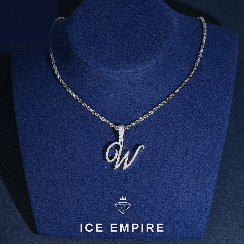 Iced Out Rose Gold Plated Moissanite Cuban Chain