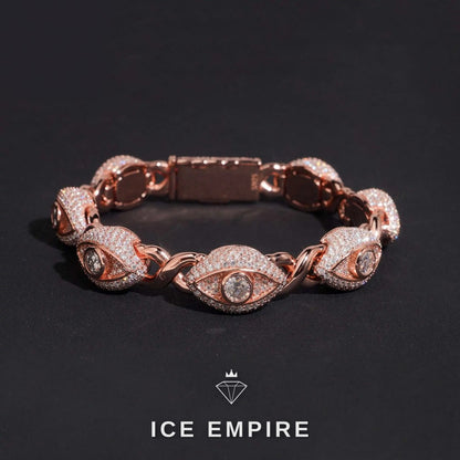 Iced Out Gold Plated Moissanite Cuban Chain