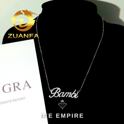 Iced Out Rose Gold Plated Moissanite Cuban Chain