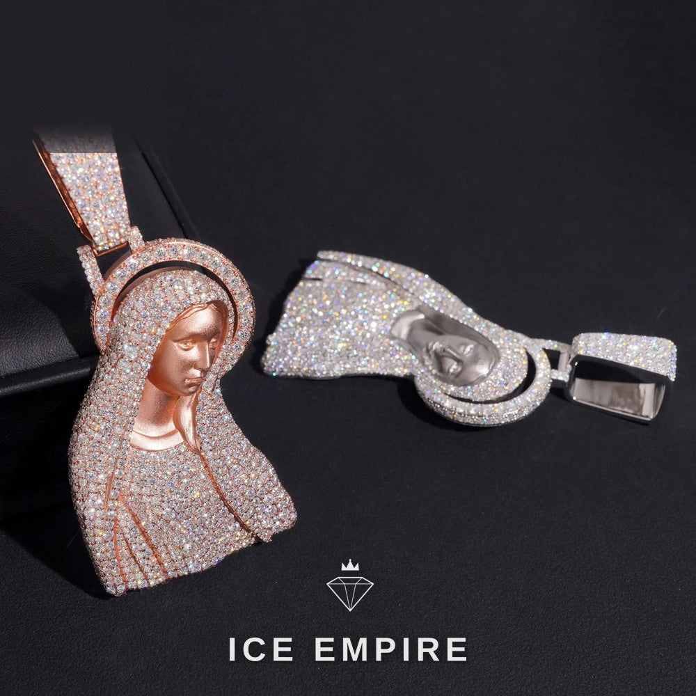 Iced Out Rose Gold Plated Moissanite Cuban Chain