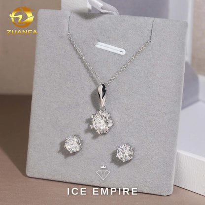 Iced Out Rose Gold Plated Moissanite Cuban Chain
