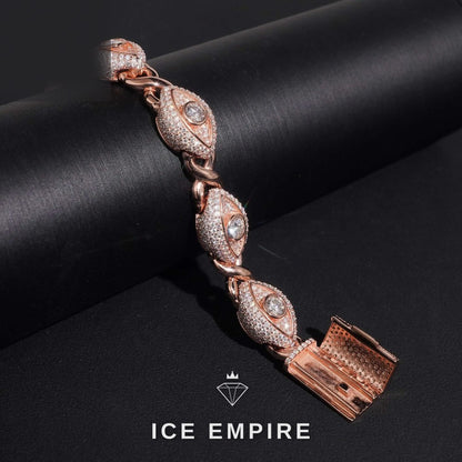 Iced Out Gold Plated Moissanite Cuban Chain