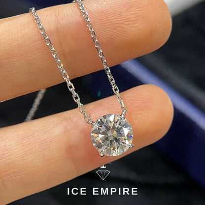 Iced Out 14K Gold Lab Grown Diamond Chain