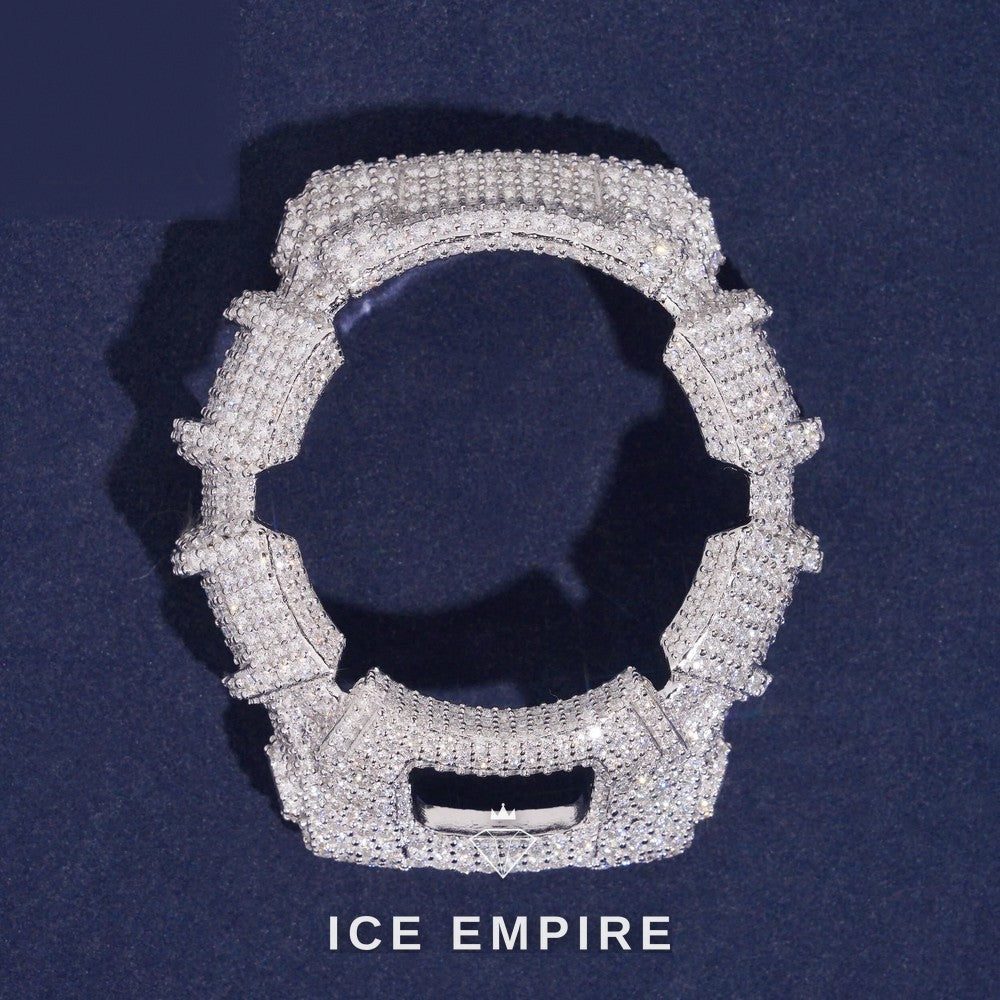 Iced Out 925 Silver Moissanite Watch