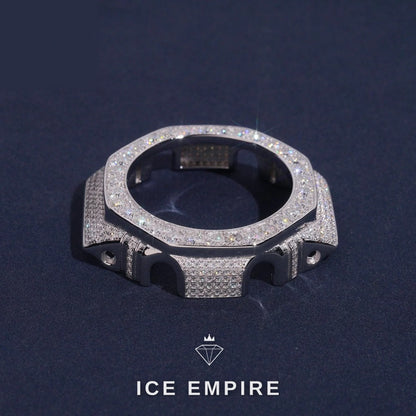Iced Out 925 Silver Moissanite Watch