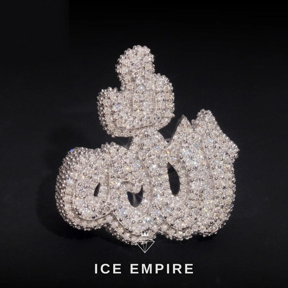 Iced Out Baguette 925 Silver Moissanite Ring