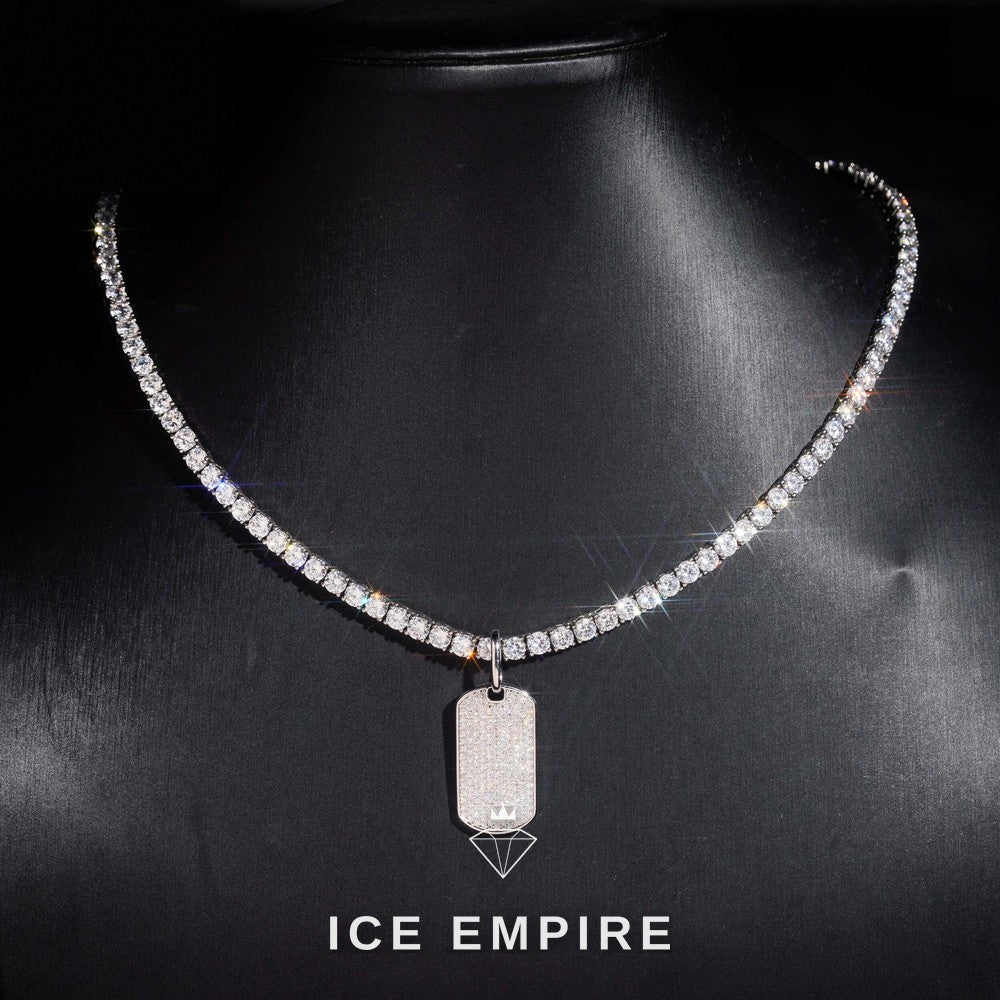 Iced Out 925 Silver Tennis Chain