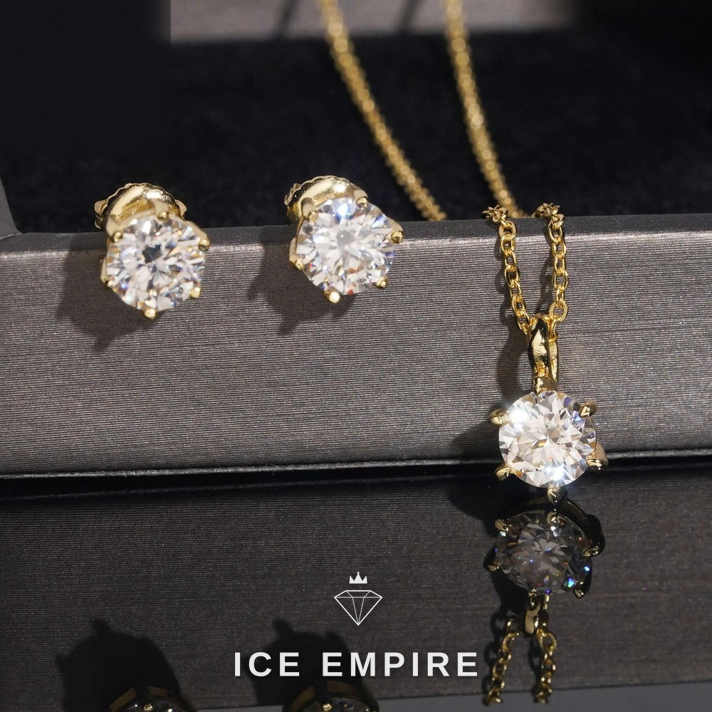 Iced Out 925 Silver Moissanite Cuban Chain