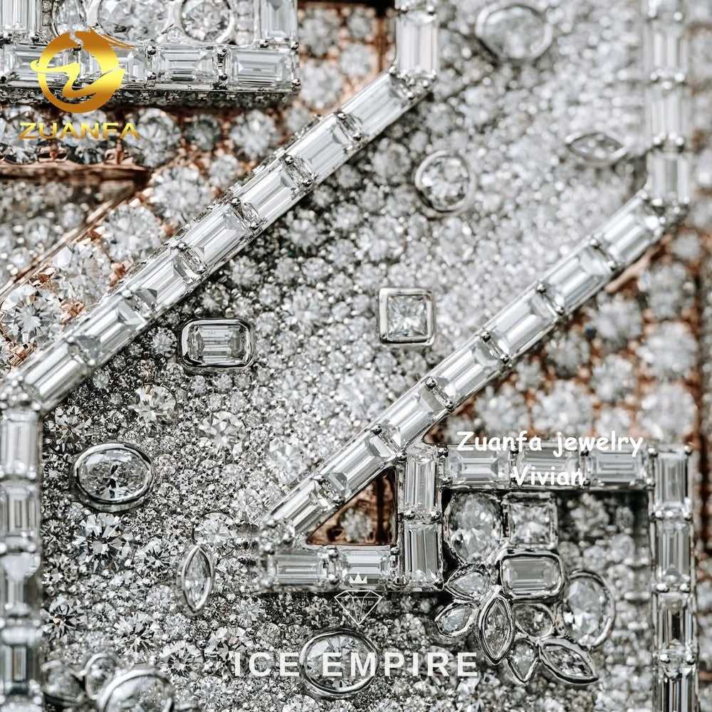 Iced Out 925 Silver Pendant