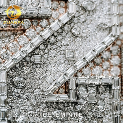 Iced Out 925 Silver Pendant