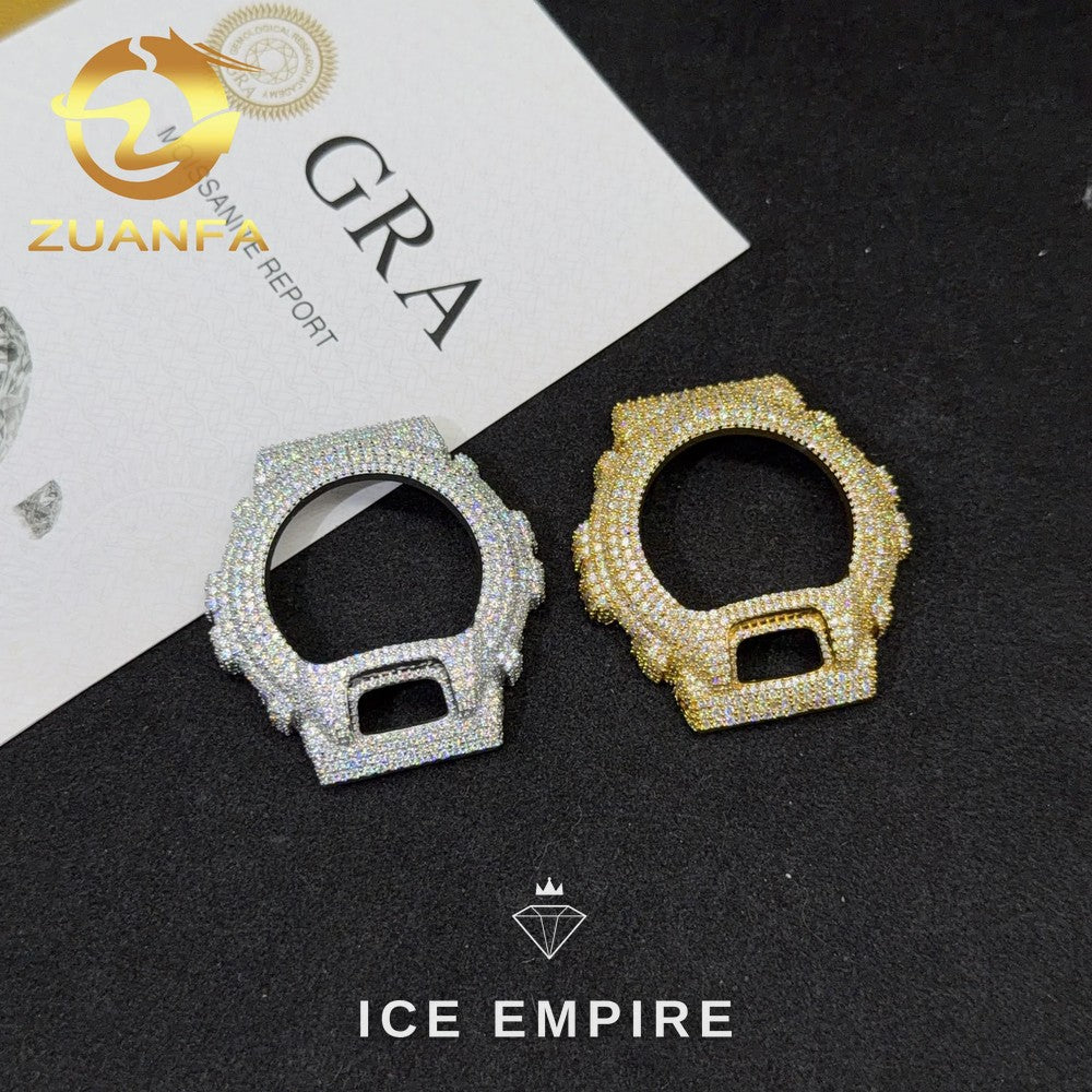 Iced Out 925 Silver Moissanite Watch