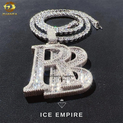 Iced Out 925 Silver Pendant