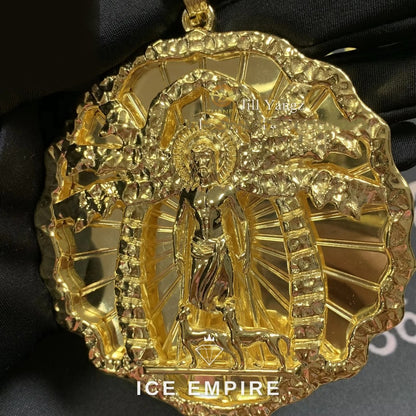 Iced Out Cross 925 Silver Moissanite Pendant
