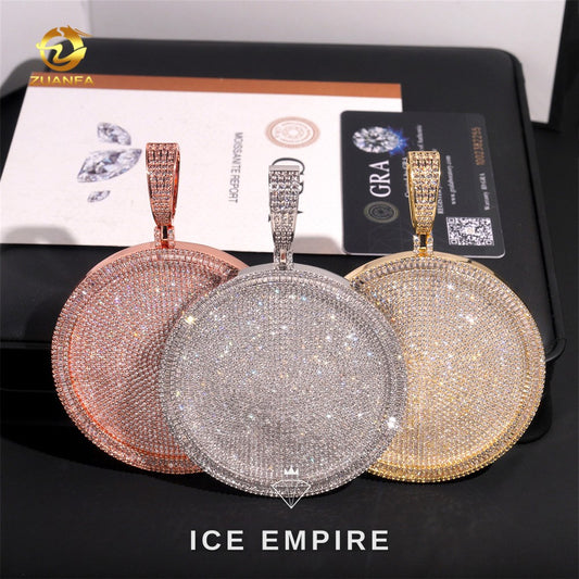 Iced Out Baguette Rose Gold Plated Cuban Chain