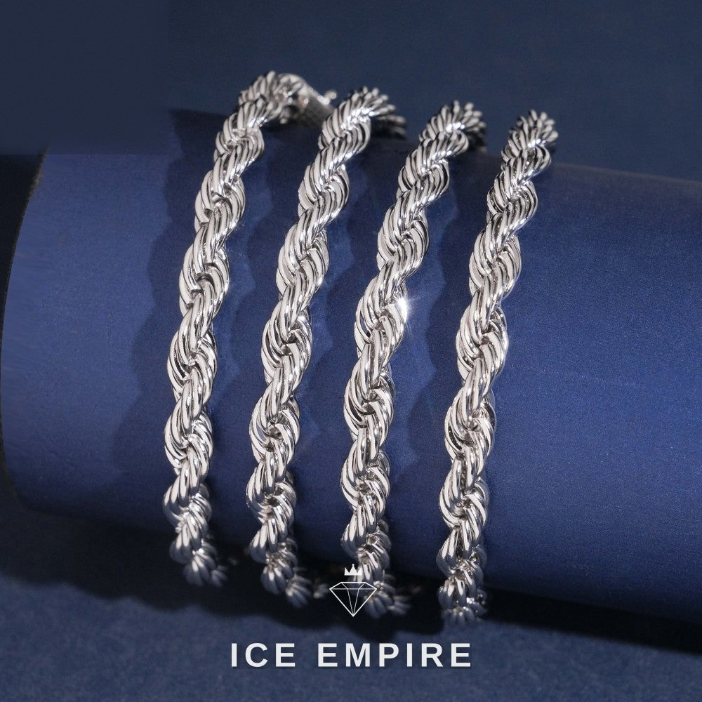 Iced Out Rose Gold Plated Moissanite Cuban Chain