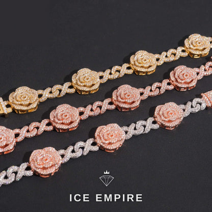 Iced Out 925 Silver Moissanite Cuban Chain
