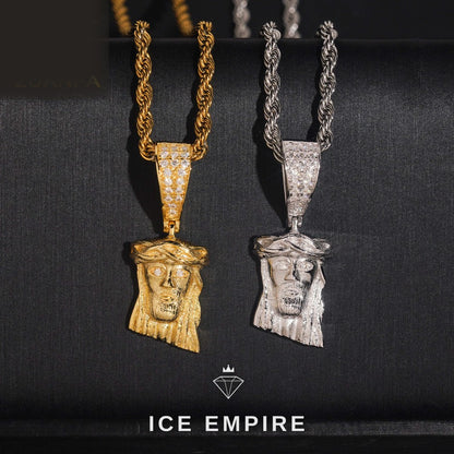 Iced Out Baguette Gold Plated Pendant