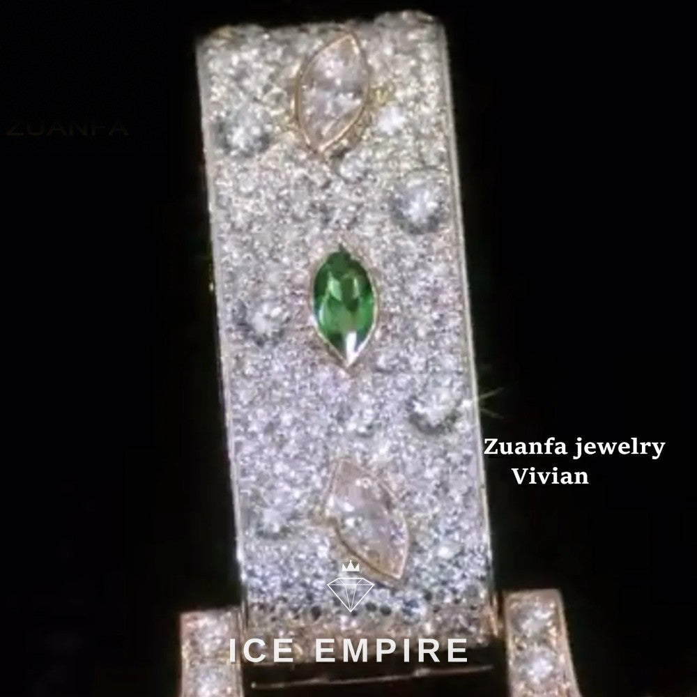 Iced Out 925 Silver Pendant