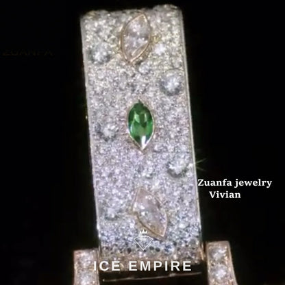 Iced Out 925 Silver Pendant