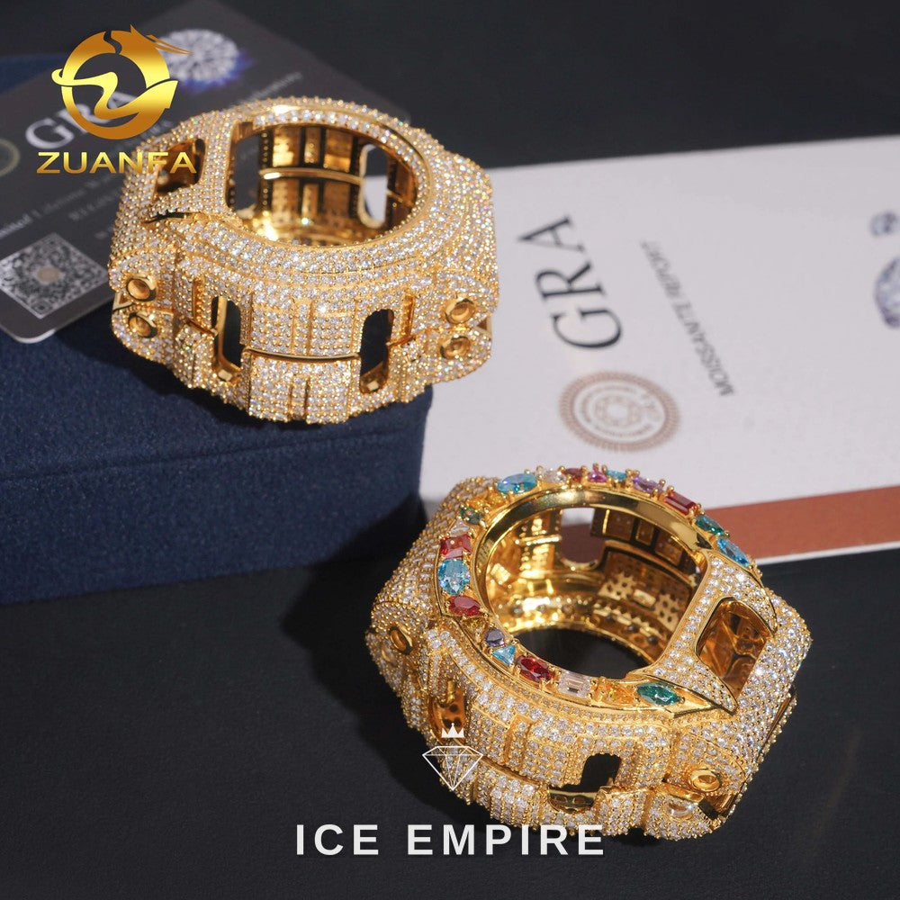 Iced Out 925 Silver Watch