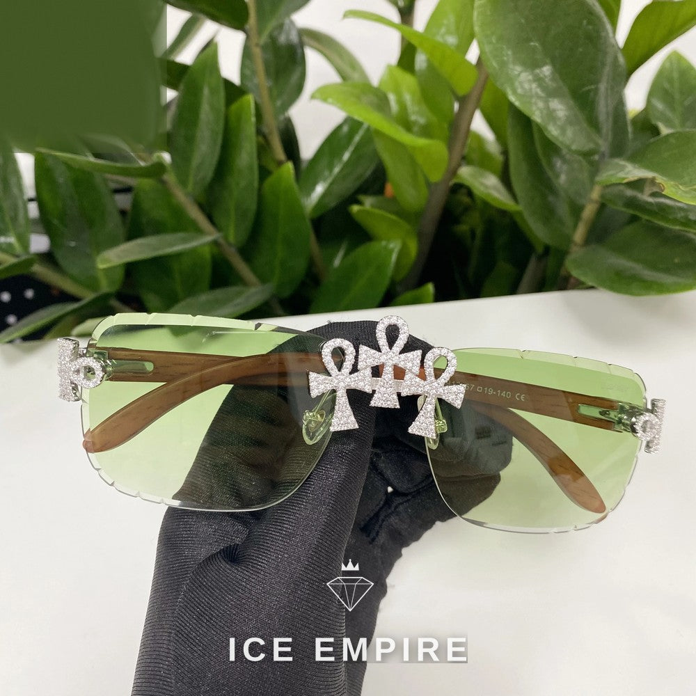 Iced Out 925 Silver Glasses