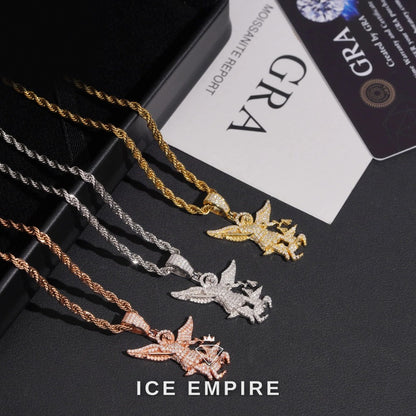 Iced Out 925 Silver Moissanite Pendant