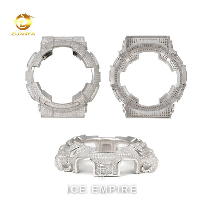 Iced Out 925 Silver Moissanite Watch