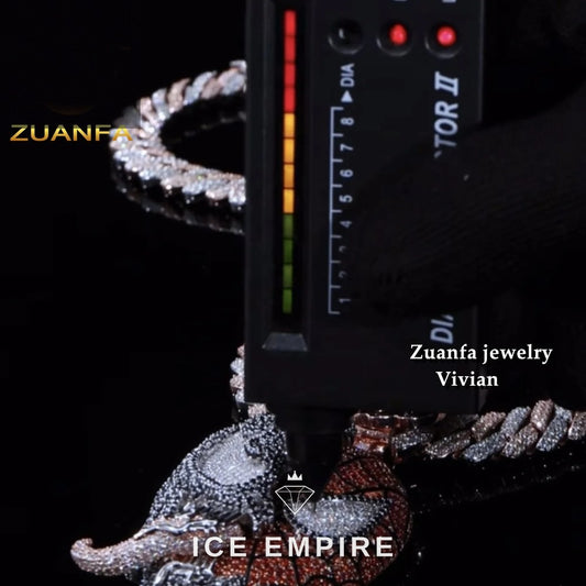 Iced Out 925 Silver Pendant