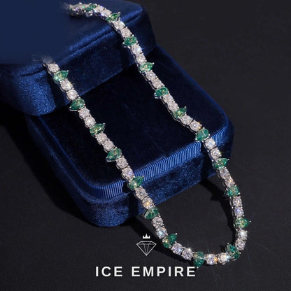 Iced Out Rose Gold Plated Moissanite Cuban Chain
