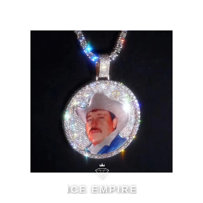 Iced Out 925 Silver Pendant