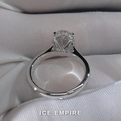Iced Out Gold Plated Lab Grown Diamond Ring