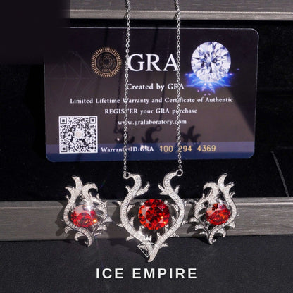 Iced Out Rose Gold Plated Moissanite Earrings