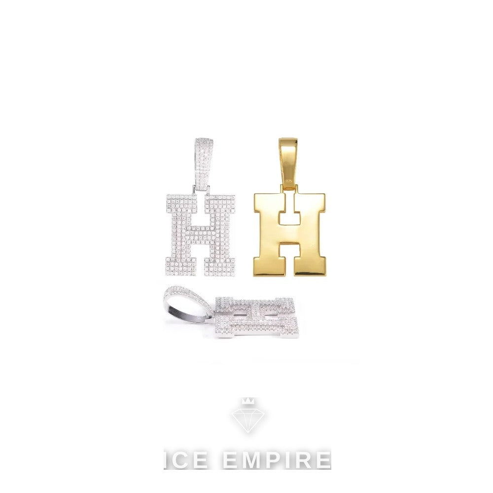 Iced Out 925 Silver Moissanite Pendant