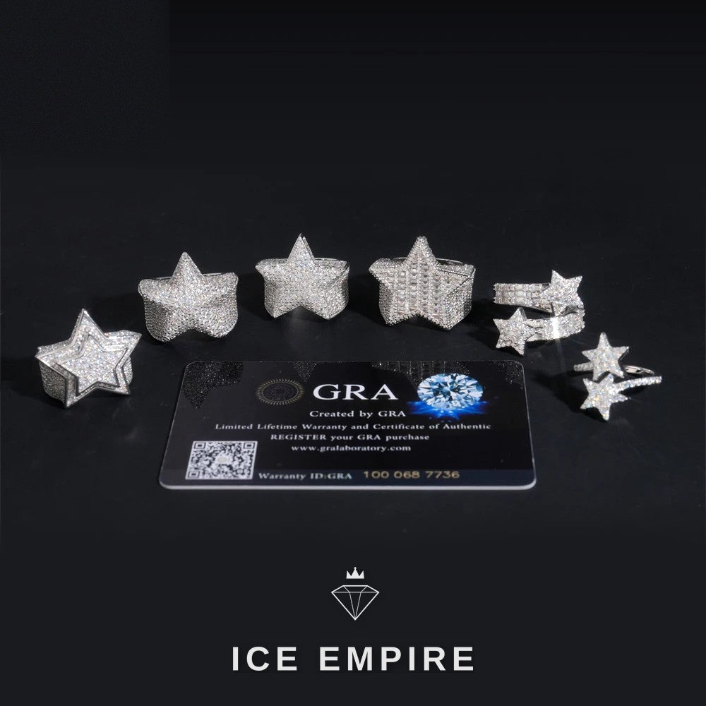 Iced Out 925 Silver Moissanite Cuban Chain