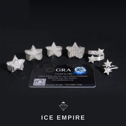 Iced Out 925 Silver Moissanite Cuban Chain