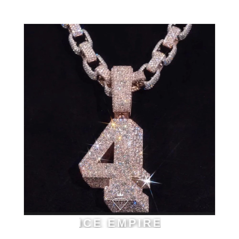 Iced Out Rose Gold Plated Cuban Chain