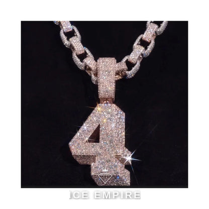 Iced Out Rose Gold Plated Cuban Chain