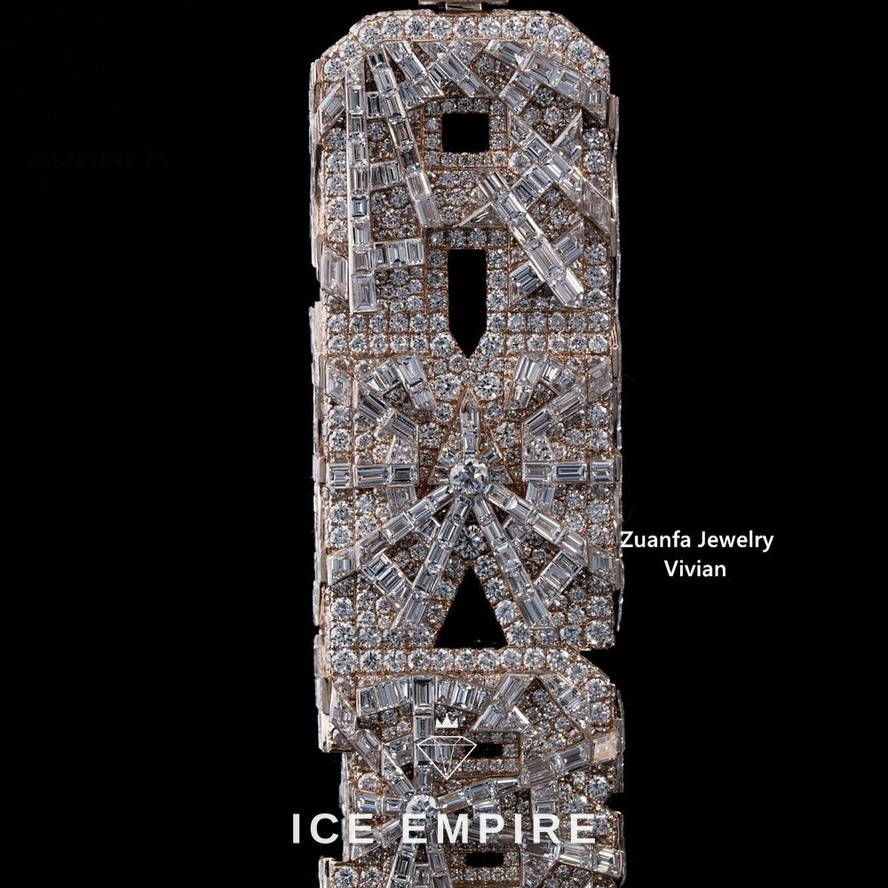 Iced Out 925 Silver Moissanite Pendant