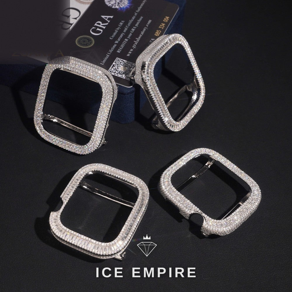 Iced Out 925 Silver Watch