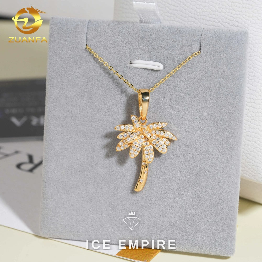 Iced Out 925 Silver Pendant