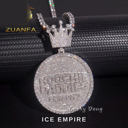 Iced Out Rose Gold Plated Cuban Chain