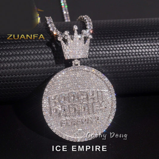 Iced Out Rose Gold Plated Cuban Chain