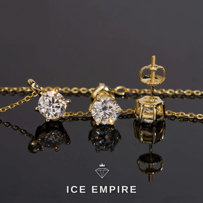 Iced Out 925 Silver Moissanite Cuban Chain