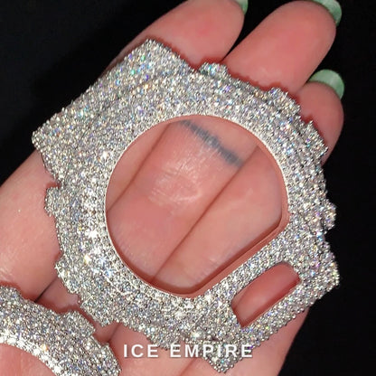 Iced Out 925 Silver Moissanite Watch