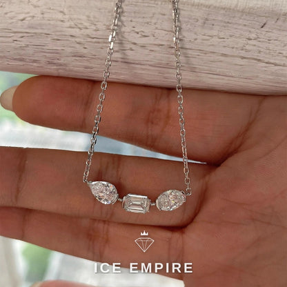 Iced Out 10K Gold Lab Grown Diamond Chain