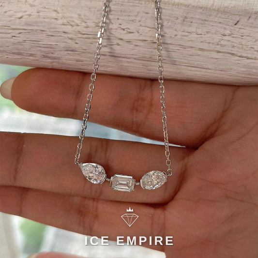 Iced Out 10K Gold Lab Grown Diamond Chain
