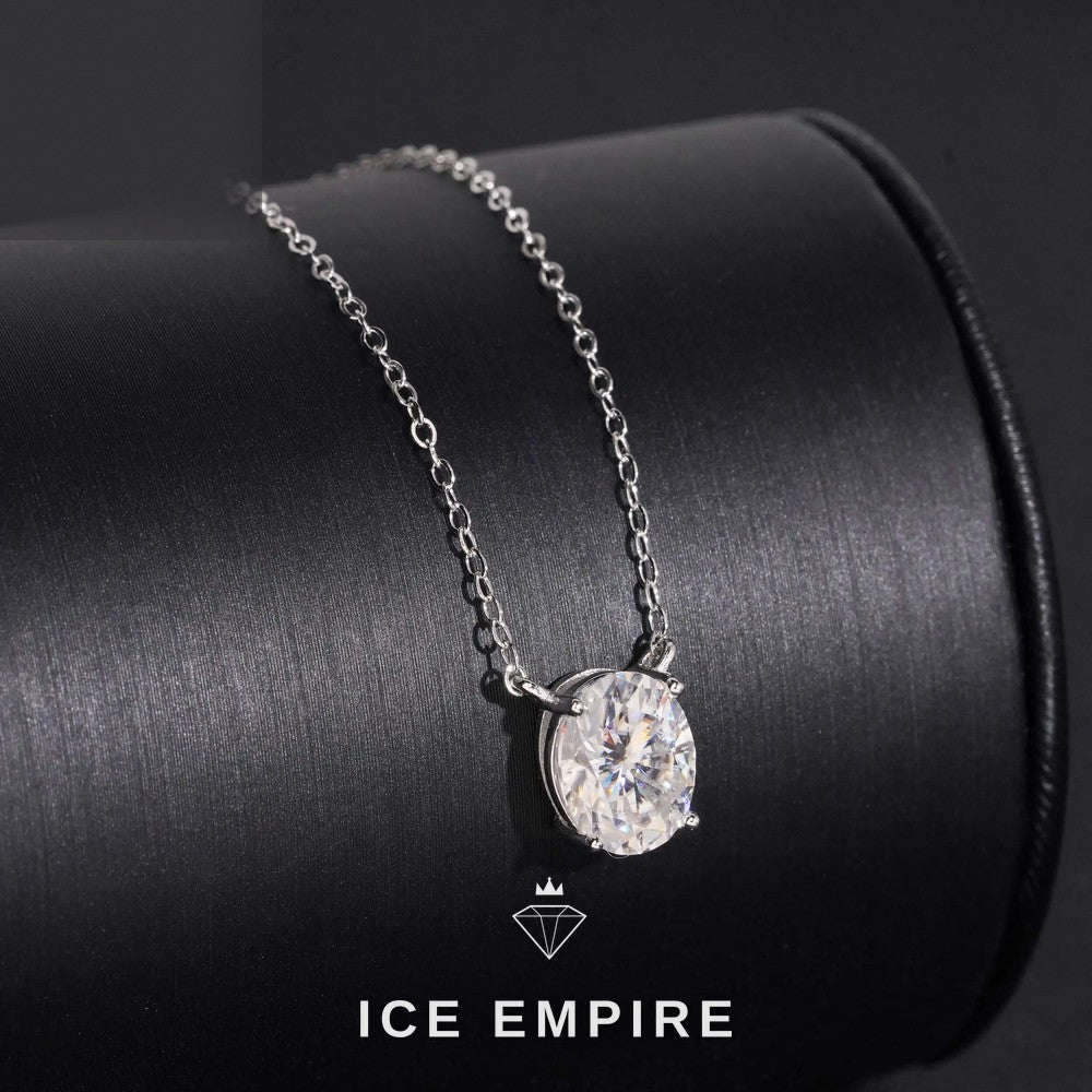 Iced Out Rose Gold Plated Moissanite Cuban Chain